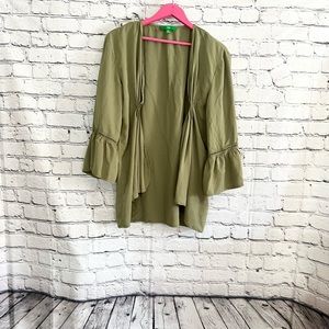 DIP. Green cardigan. Size XS